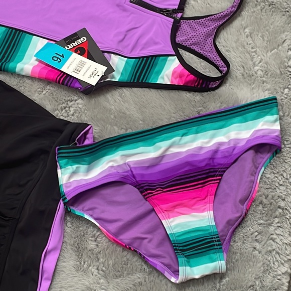 Gerry-girls 3 piece (Bikini set + yoga shorts size 16) - Picture 6 of 7